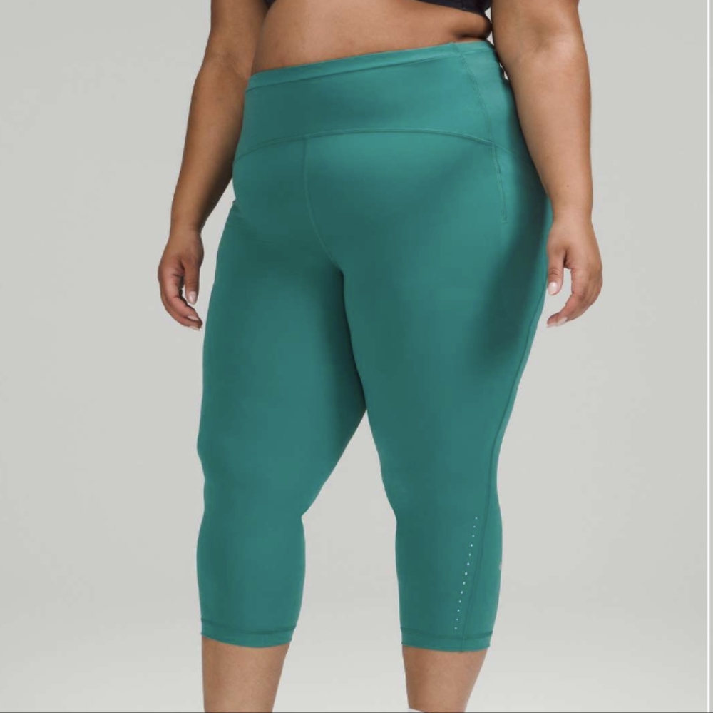 Lululemon Swift Speed High-Rise Crop 21" Teal Lagoon
